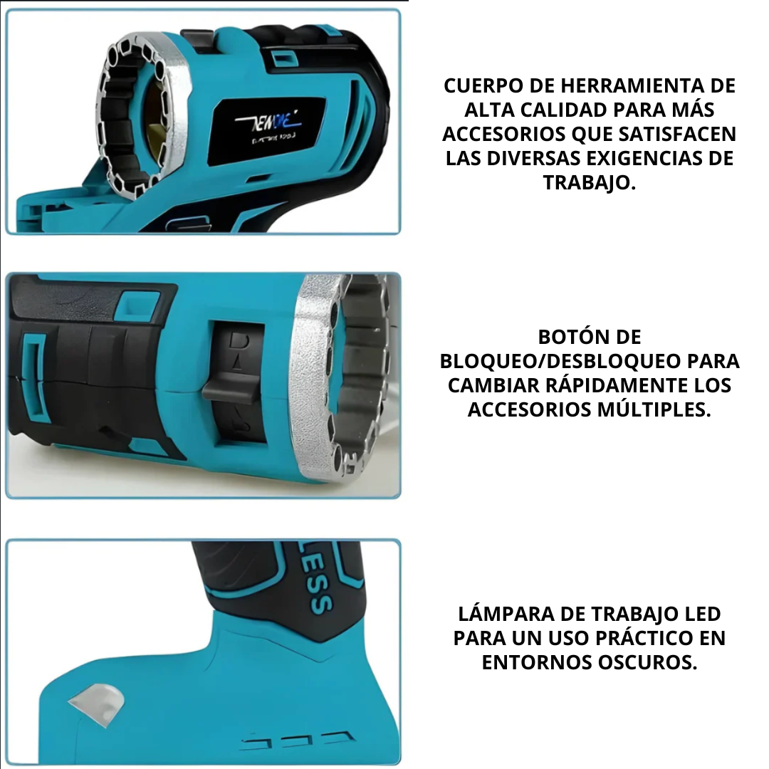 PowerCraft® - el kit definitivo de herramientas inalámbricas 12 en 1