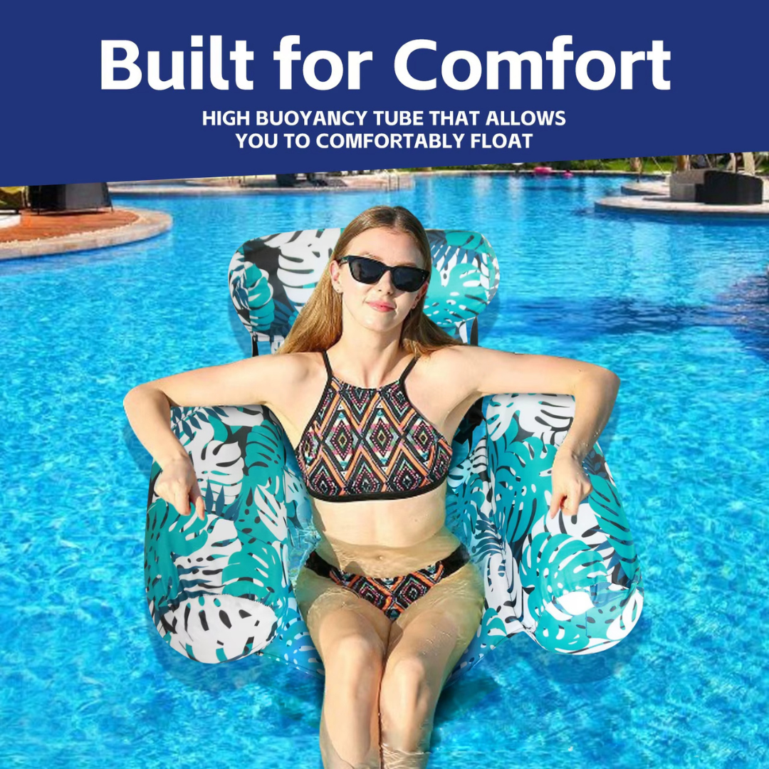 Floating Oasis® -  Inflatable Floating Chair with Air Pump