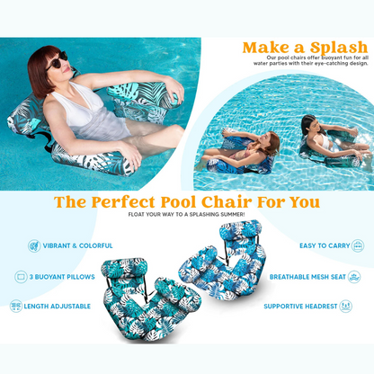 Floating Oasis® -  Inflatable Floating Chair with Air Pump