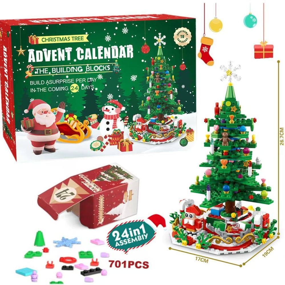 Countdown Calendar 2024 Christmas Theme Building Set®