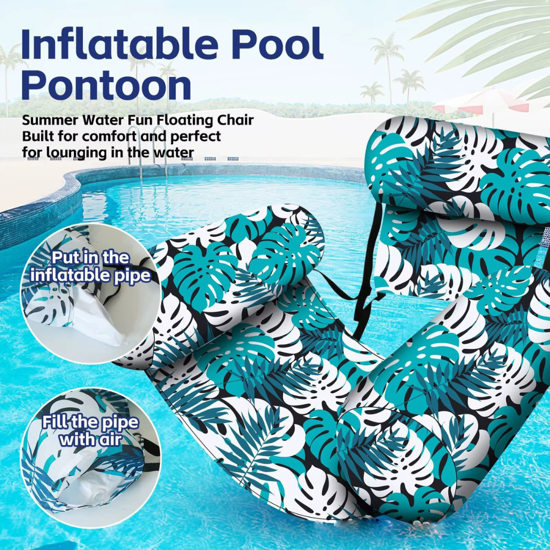 Floating Oasis® -  Inflatable Floating Chair with Air Pump
