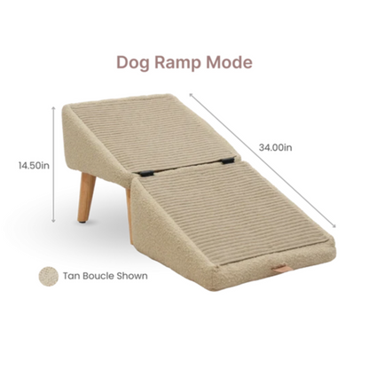 PawRest® - Dog Ramp + Ottoman