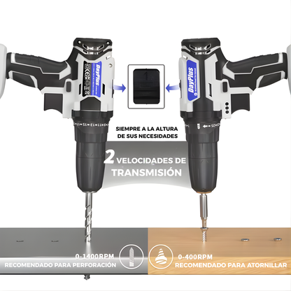 TorqueTitan® - Taladro atornillador 21 V 3 en 1 de alta potencia