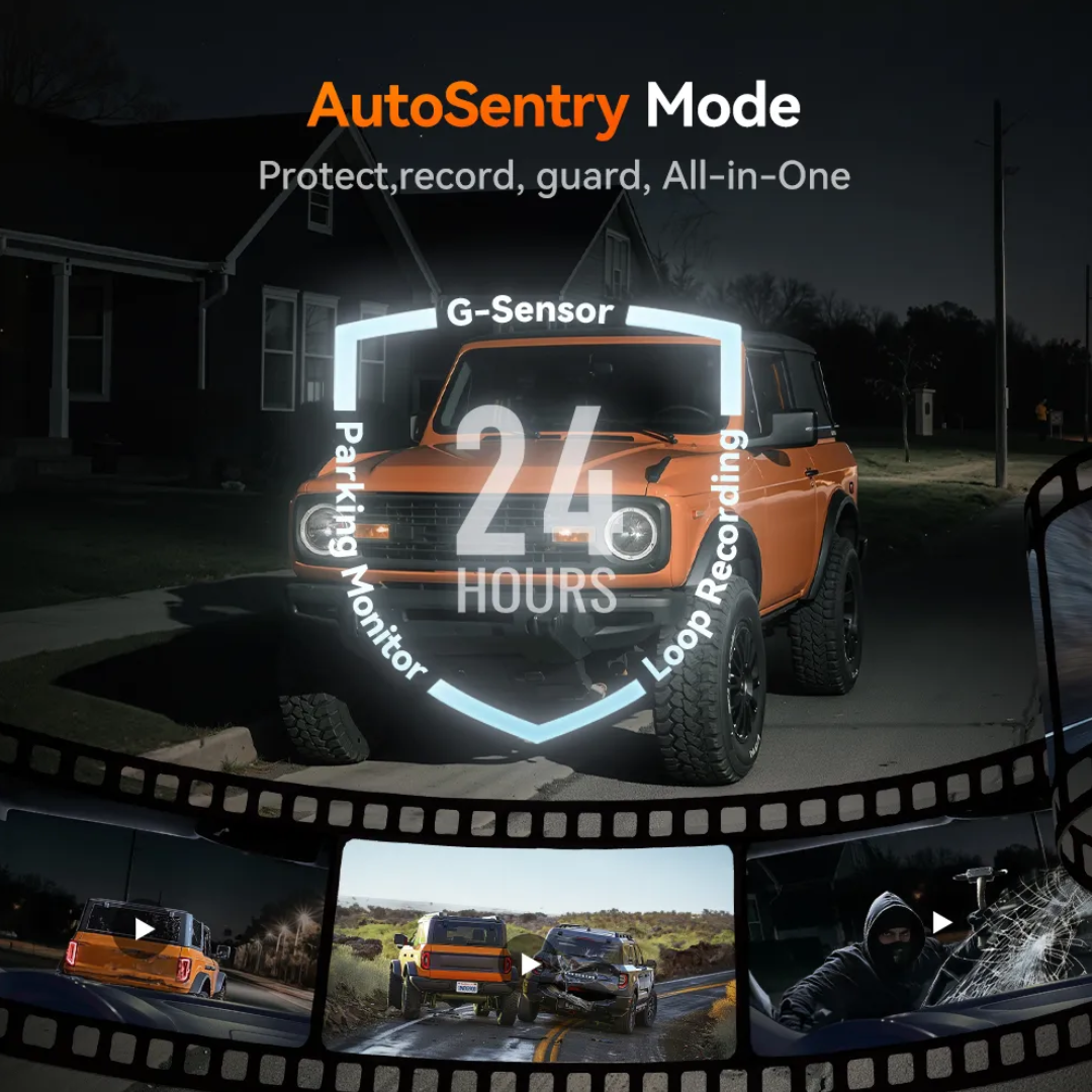 RoadGuard G900Pro® - 12MP WiFi Touch Screen Dash Cam Smart Mirror