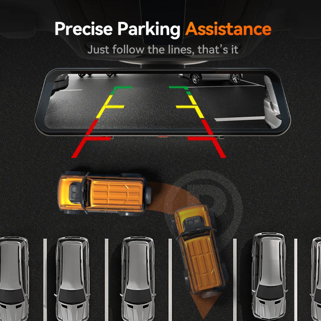 RoadGuard G900Pro® - 12MP WiFi Touch Screen Dash Cam Smart Mirror