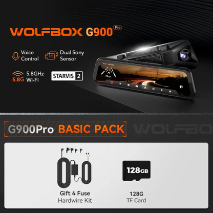 RoadGuard G900Pro® - 12MP WiFi Touch Screen Dash Cam Smart Mirror