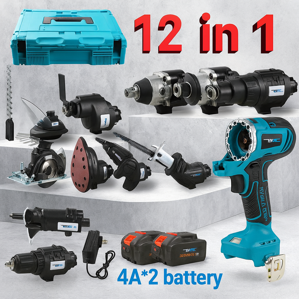 PowerCraft®: el kit definitivo de herramientas inalámbricas 12 en 1