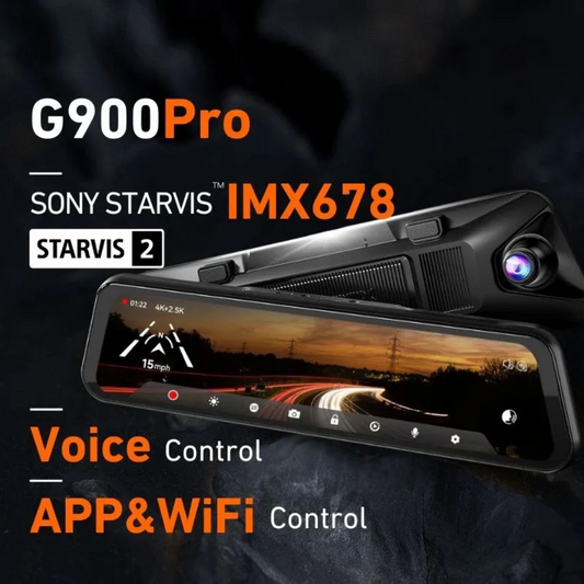 RoadGuard G900Pro® - 12MP WiFi Touch Screen Dash Cam Smart Mirror