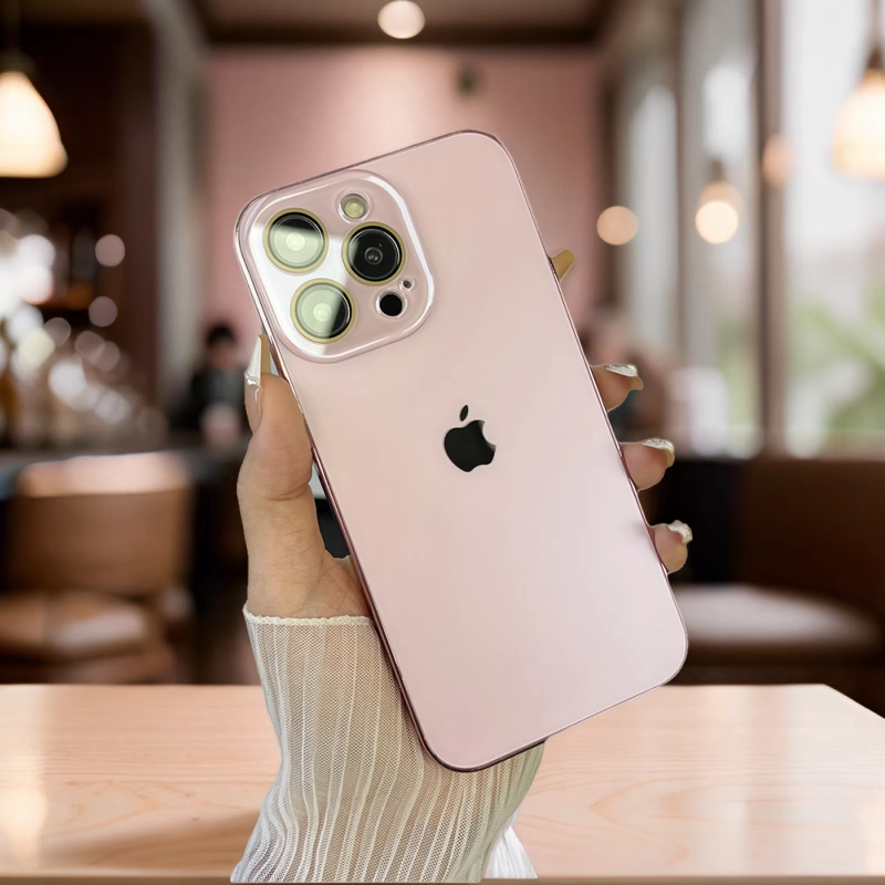 HaloShield® - Electroplated frosted lens film case for iPhone