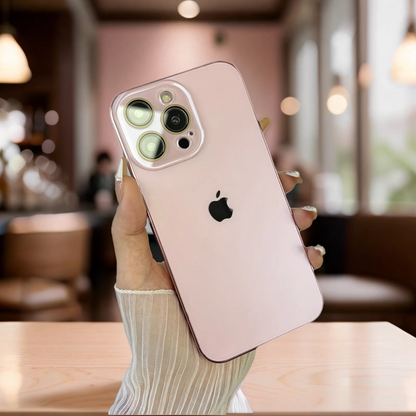 HaloShield® - Electroplated frosted lens film case for iPhone