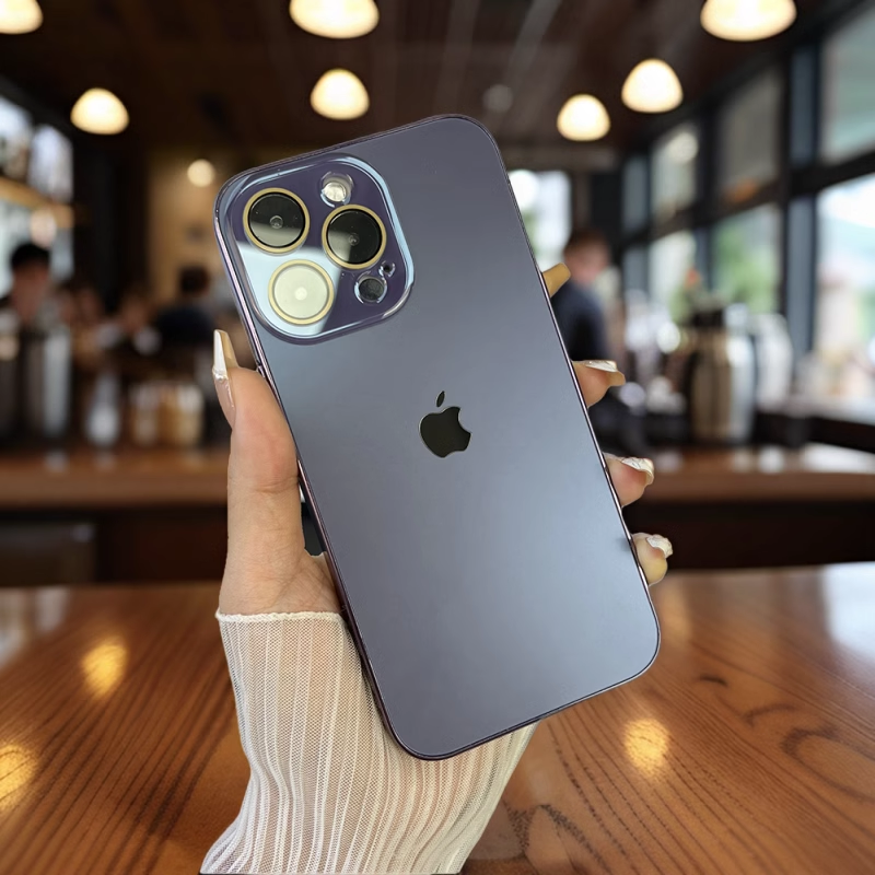 HaloShield® - Electroplated frosted lens film case for iPhone