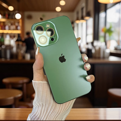 HaloShield® - Electroplated frosted lens film case for iPhone