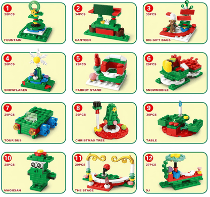 Countdown Calendar 2024 Christmas Theme Building Set®